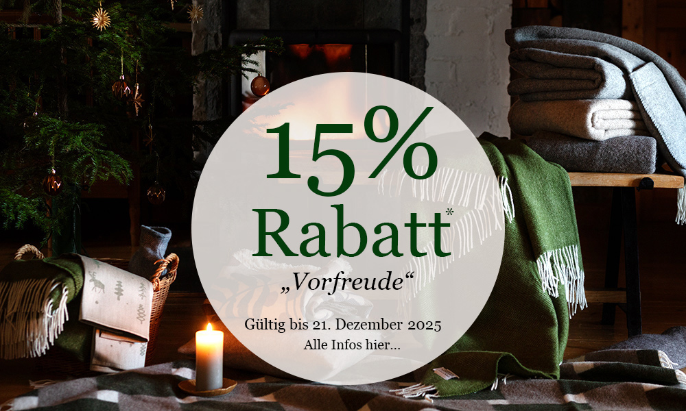 15% Rabatt auf Ihre Bestellung!