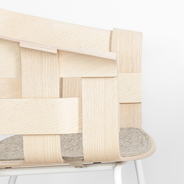 Wick Sitzkissen aus Filz für Wick Chair - Armlehnstuhl von Design House Stockholm