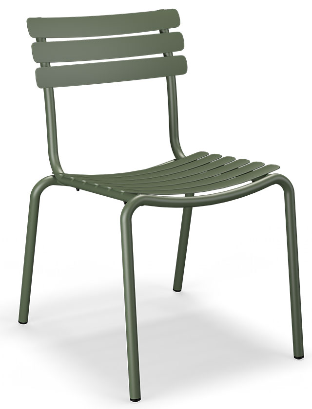 HOUE Alua Dining Chair in Olive Green ohne Armlehen