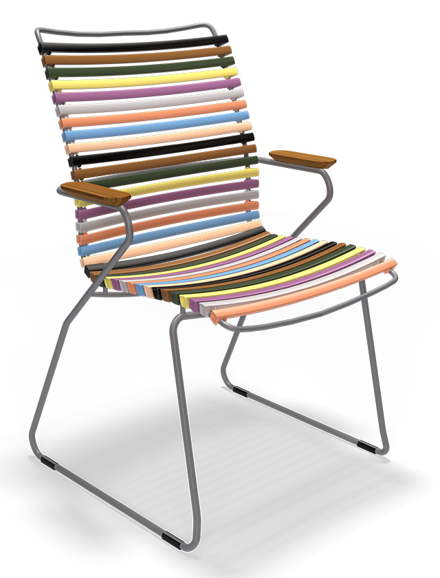 Click Dining Chair Tall Back in Multi Color 1- 83 - Design Gartenstuhl von HOUE
