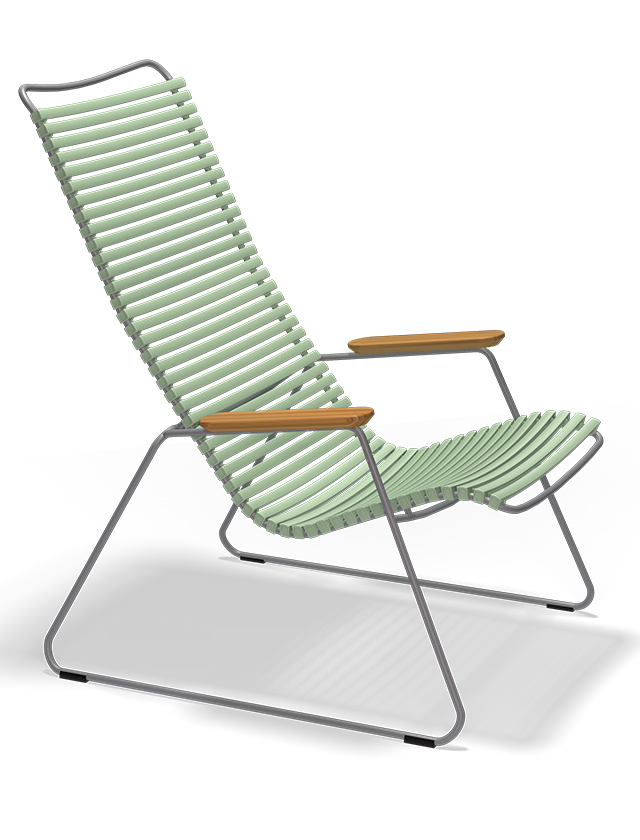 Click Loungesessel von HOUE in Dusty Green 76 - Outdoor Lounge Chair in Staubgrün