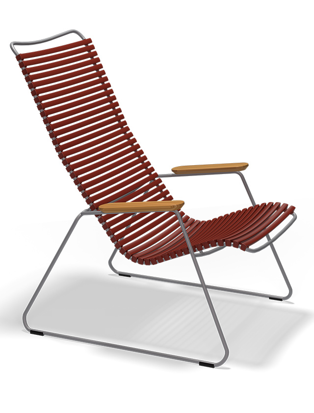 Click Loungesessel von HOUE in Paprika 19 - Outdoor Lounge Chair in Paprika