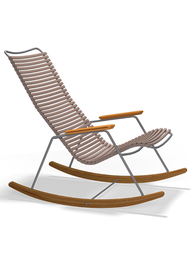 Click Rocking Chair in Sand 62 - Outdoor Schaukelstuhl von HOUE