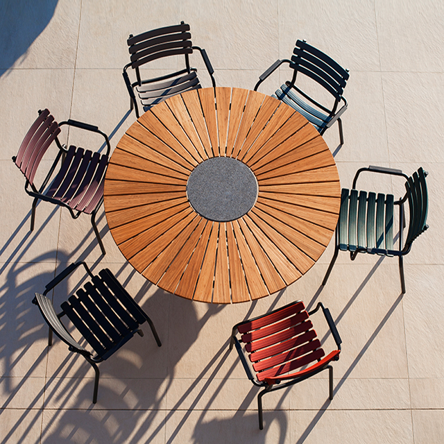 CLIPS Gartenstühle von HOUE in 6 verschiedenen Farben für Garten, Terrasse oder Balkon