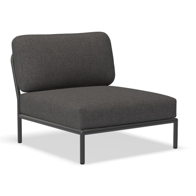 LEVEL Outdoor Lounge Sessel - in der Farbe Dark Grey - Basic