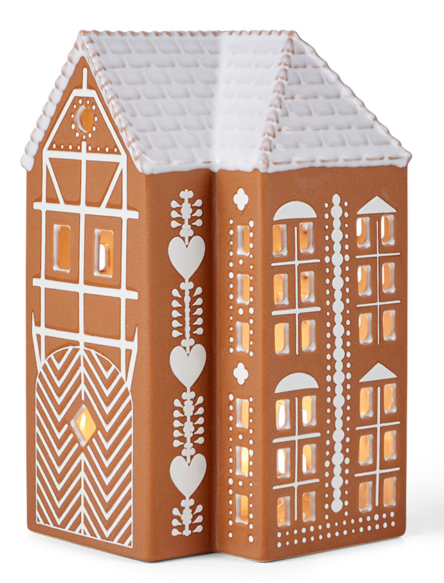 Gingerbread Teelichthaus in der großen Größe von Kähler Design