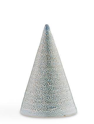 Glasurkegel Speckled Blue, B46 - Höhe 110 mm von Kähler Design