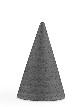 Glasurkegel Speckled Grey, GR34 - Höhe 110 mm von Kähler Design