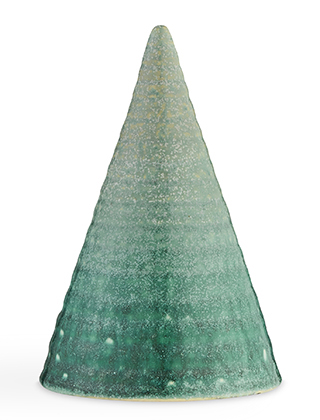 Glasurkegel Green Blue, GG01 - Höhe 150 mm von Kähler Design