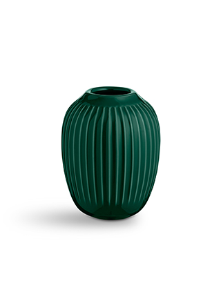 Hammershøi Vase, mini in Tiefgrün von Kähler Design
