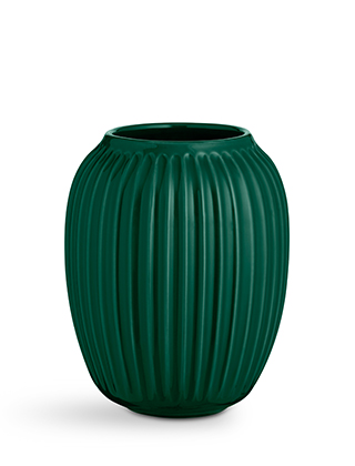 Hammershøi Vase, medium in Tiefgrün von Kähler Design