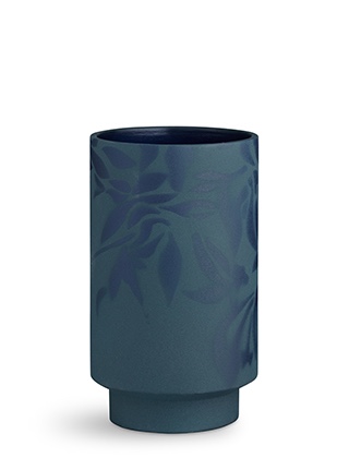 Kabell Vase in Indigoblau von Kähler Design - Höhe 190 mm