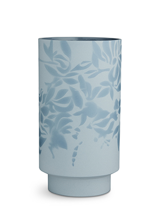 Kabell Vase in Staubblau von Kähler Design - Höhe 265 mm