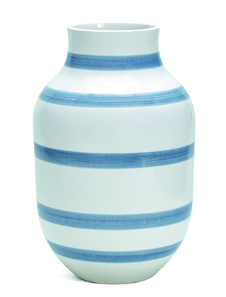 Omaggio Vase, groß in Light Blue von Kähler Design