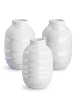 Omaggio Miniatur-Vasen, Pearl von Kähler Design