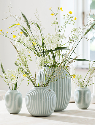 Hammershøi Vasen in Mint von Kähler Design