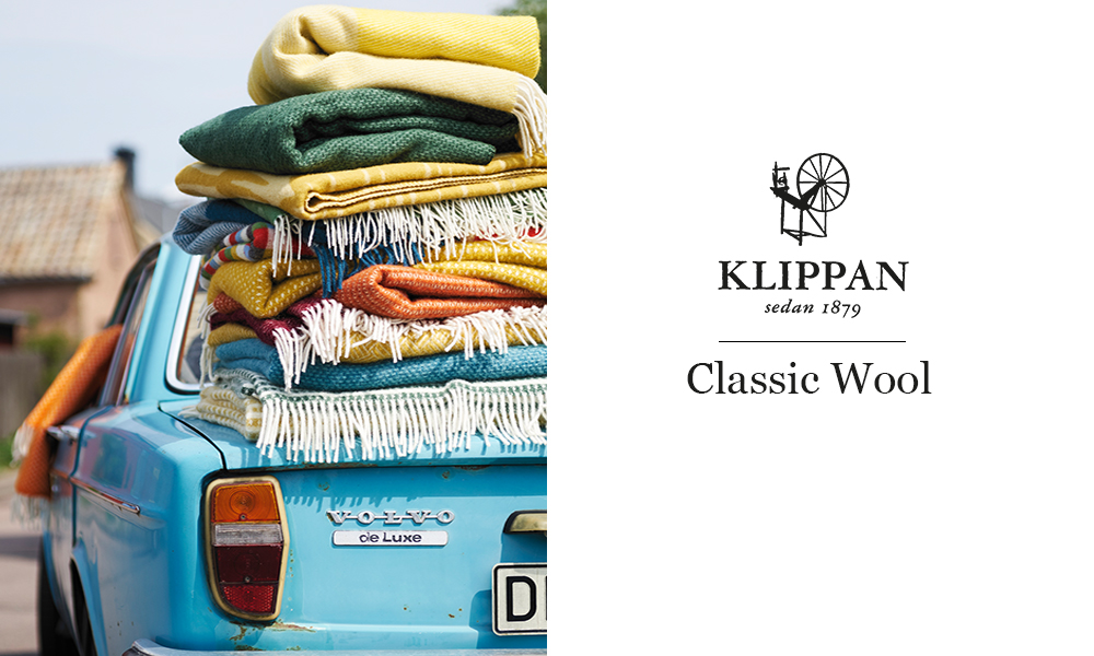 Klippan Wolldecken aus 100% Lammwolle und Gotlandwolle aus der Klippan Yllefabrik