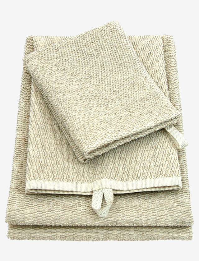 Meri Handtücher, Duschtücher und Waschlappen in White-Linen von Lapuan Kankurit