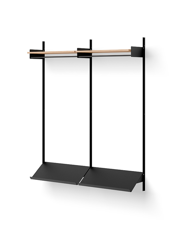 Wardrobe Shelf No. II Black-Oak von New Works - Garderobe 2