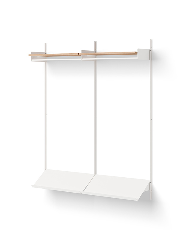 Wardrobe Shelf No. II White-Oak von New Works - Garderobe 2