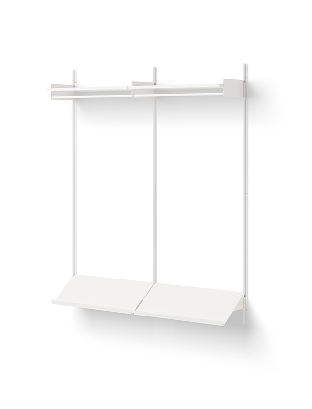 Wardrobe Shelf No. II White-White von New Works - Garderobe 2