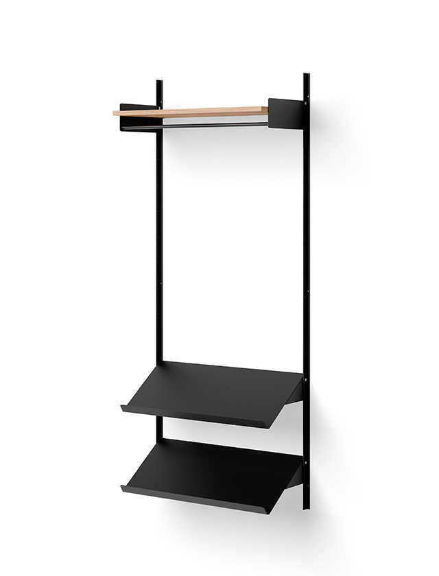 Wardrobe Shelf No. I Black-Oak von New Works - Garderobe 1