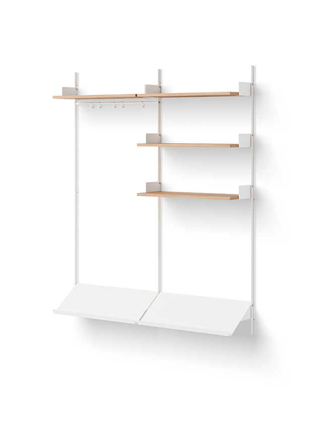 Wardrobe Shelf No. III White-Oak von New Works - Garderobe 3