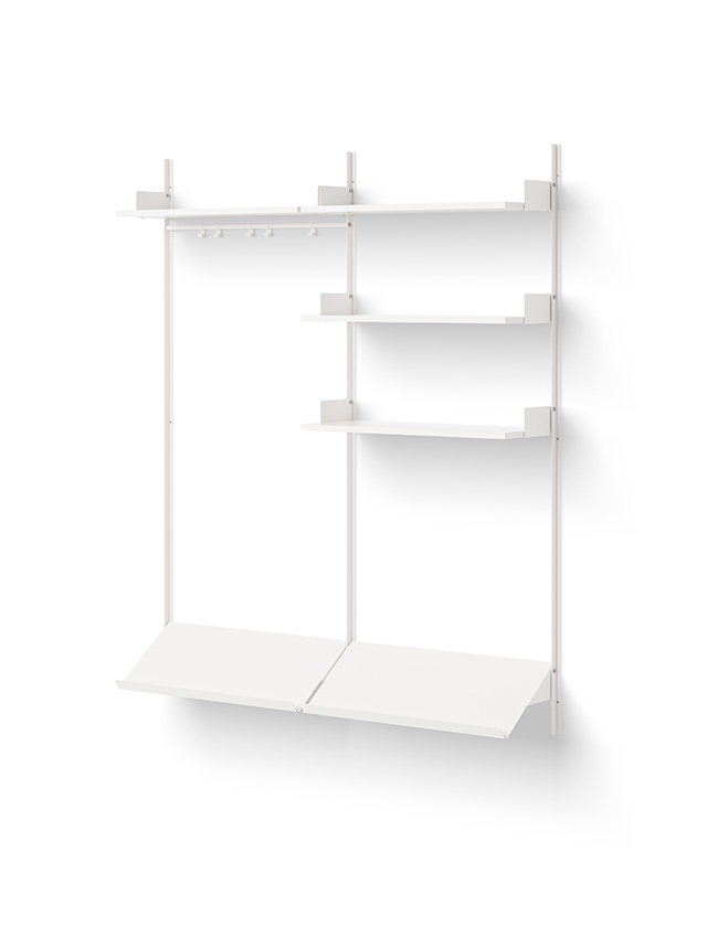 Wardrobe Shelf No. III White-White von New Works - Garderobe 3