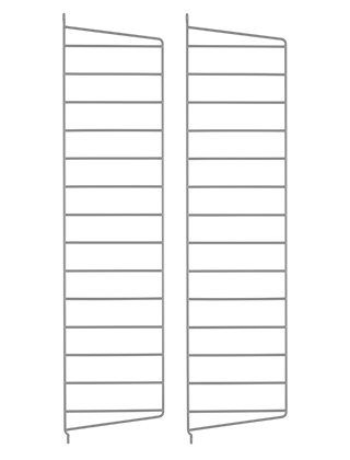 String System Wandleiter in Grau 75 x 20 cm im 2er-Pack