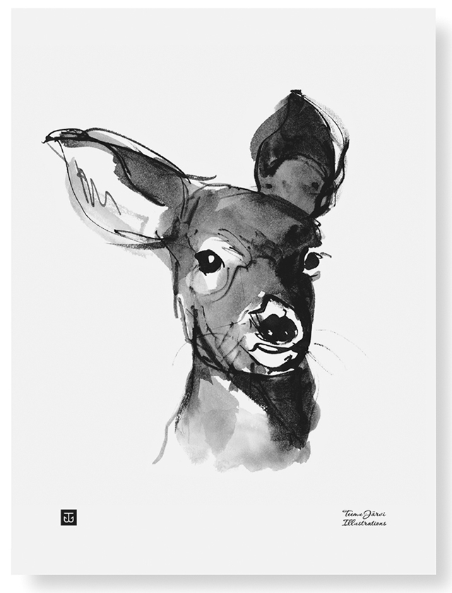 Teemu Järvi Illustrations - Charming Deer