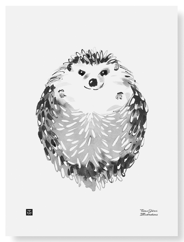 Teemu Järvi Illustrations - Hedgehog - Der Igel